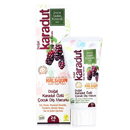 Doğal Karadut Özlü Diş Macunu 60 ml