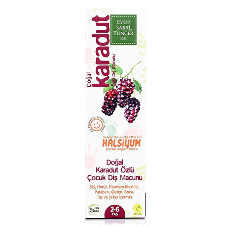 Doğal Karadut Özlü Diş Macunu 60 ml