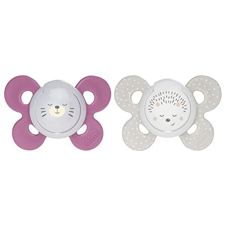 2'li Physio Comfort Kız Bebek Emzik 16-36 Ay