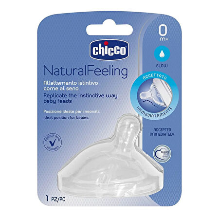 Natural Feeling Silikon Biberon Emziği Tekli 0 ay+ Normal Akış
