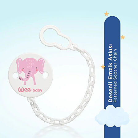 901 Wee Baby Zincirli Emzik Askısı - Kız