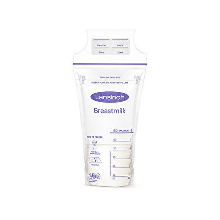 Anne Sütü Saklama Poşeti 25 Adet