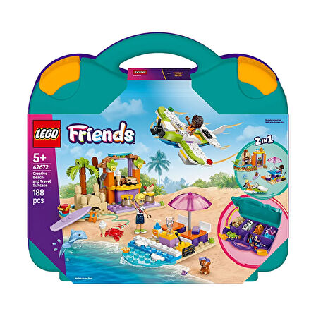 ® Friends Yaratıcı Plaj ve Seyahat Bavulu İnşa Edilebilen Oyuncak Seti 42672