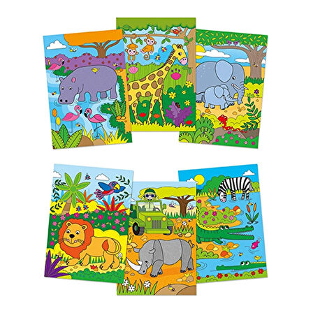 Water Magic Sihirli Boyama Kitabı Safari +3 Yaş