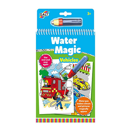Water Magic Sihirli Boyama Kitabı Taşıtlar +3 Yaş