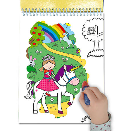 Water Magic Sihirli Boyama Kitabı Unicorns +3 Yaş