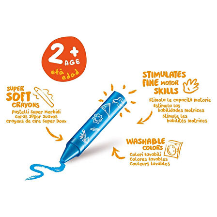 Jumbo Pastel Boya 8'li