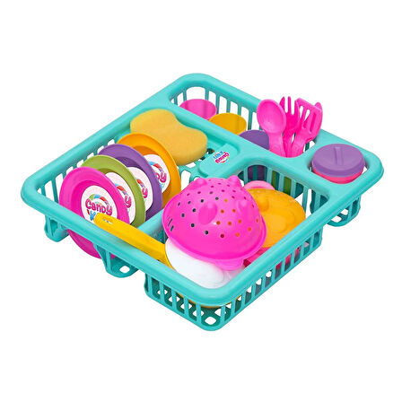 Dede Candy Bulaşık Seti Asortili