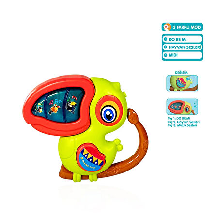 Isıklı Ve Muzıklı Kus Bebek Pıyanosu