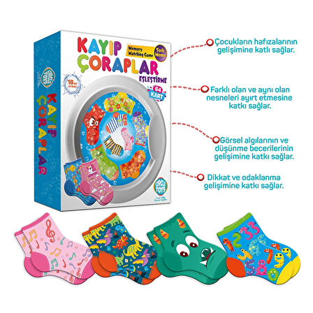 Kayıp Çoraplar Eşleştirme Oyunu