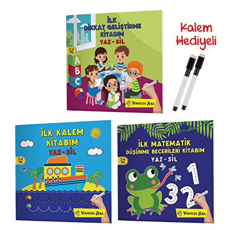 2-4 Yaş Mucit Karınca YAZ-SİL Kitaplar 1. Seri