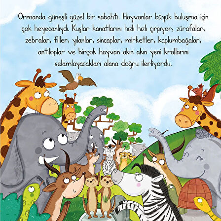 Kral Olmak İstemeyen Aslan Bebek Masal Kitabı Ezo Sunal