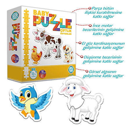 Baby Puzzle Çiftlik Hayvanları