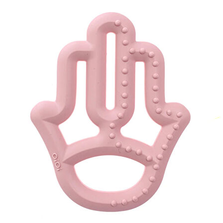 Silikon Diş Kaşıyıcı Annenin Eli Pembe