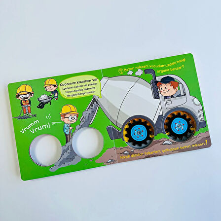 Tekerlekler İş Başında: İşkolik İnşaat Araçlarım - Hilal Sivri