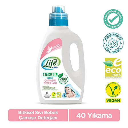 Life by Fakir Baby Bitkisel Çamaşır Deterjanı 2000ml