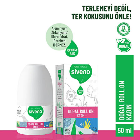 %100 Doğal Roll-On Kadınlar İçin 50 ml