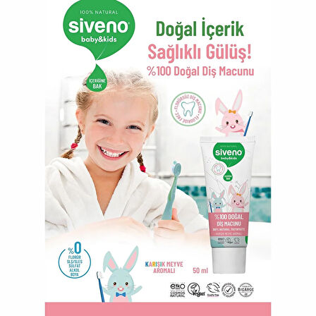 %100 Doğal Diş Macunu Baby&Kids 50ml