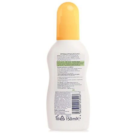 Babysanft Sprey Güneş Kremi 50+ Faktör 150 ml