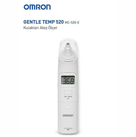 Gentle Temp 520 Bebek Kulaktan Ateş Ölçer Beyaz
