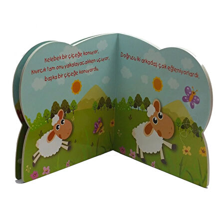Sevimli Kuzu Kıvırcık Bebek Kitabı