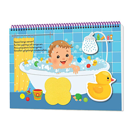 9-18 Ay İlk Cırt Cırtlı - Keçeli Etkinlik Kitabım