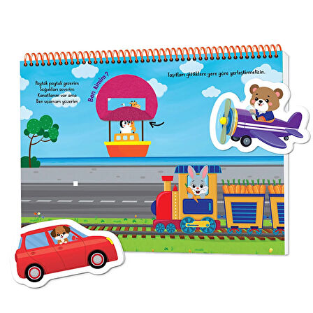 12-20 Ay İlk Cırt Cırtlı - Keçeli Etkinli Kitabım