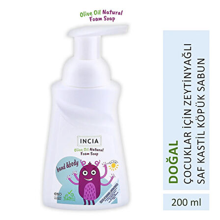 Zeytinyağlı Doğal Köpük Sabun 200 ml