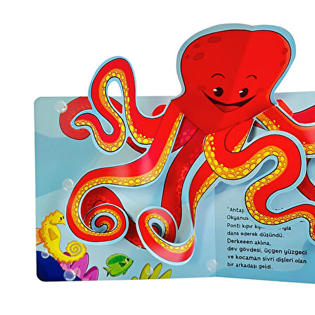 Okyanus Yolculuğu - Pop-up İle Keşfet (Hikayeli Hareketli Kitaplar) - M. Sacide Kafalı