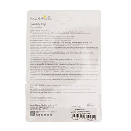 Emzik Askısı Unisex