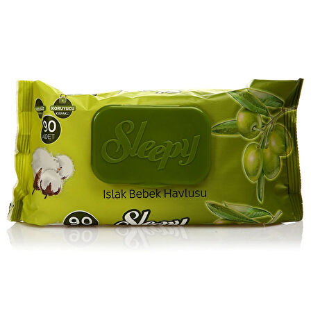 Zeytinyağlı Bebek Islak Mendil 90 Adet