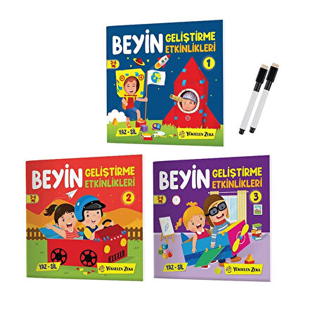 Beyin Geliştirme Etkinlikleri Yaz Sil Serisi