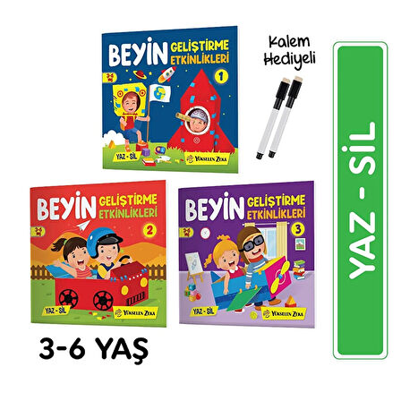 Beyin Geliştirme Etkinlikleri Yaz Sil Serisi