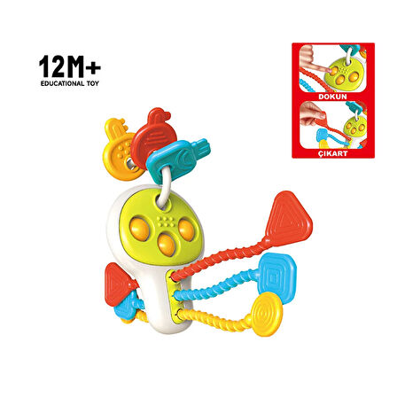 Egıtıcı Poppıtlı , Cırcırlı, Bebek Anahtarlıgı