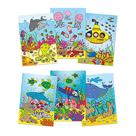 Water Magic Sihirli Boyama Kitabı Denizin Altında + 3 Yaş