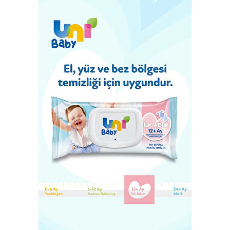 İlk Adım Islak Mendil 3x52 Adet