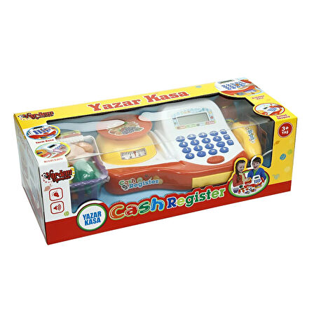 Terazili Işıklı ve Sesli Yazar Kasa Asortili
