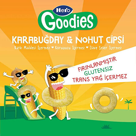 Süt Mısırlı Karabuğday Nohut Cips 30 gr