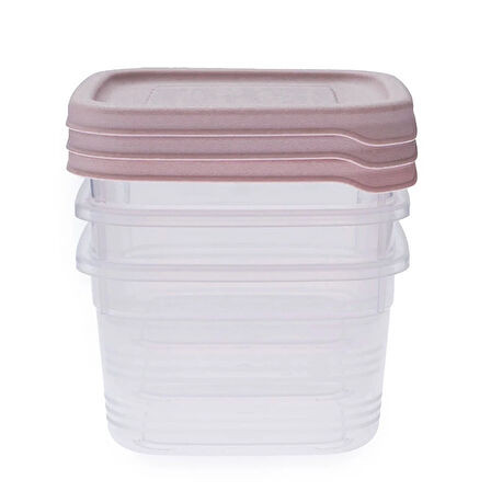 Festiva Kare Saklama Kabı 250ml - Pembe