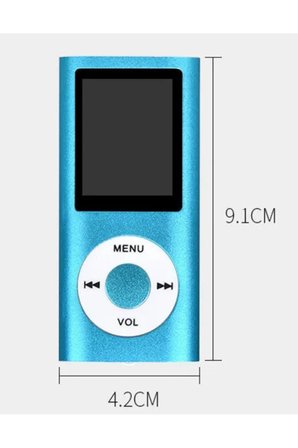 5007MP Metal Mp3 Player Renli Ekranlı Fm Radyolu Bluetoth lu Hafıza Kartı Girişli Müzik Çalar