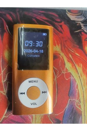 5007MP Metal Mp3 Player Renli Ekranlı Fm Radyolu Bluetoth lu Hafıza Kartı Girişli Müzik Çalar