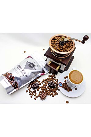 Nuri Toplar Filtre Kahvesi 1 Kg Ethiopia Sidamo Çekirdeği - Odun Ateşinde Kahve