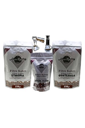 Nuri Toplar Filtre Kahve Ethiopia Ve Guatemala House Blend 3'lü Paket