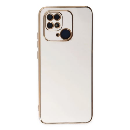 Xiaomi Redmi 10C Kılıf Volet Silikon - Beyaz