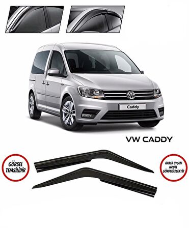 Volkswagen Caddy 2021 Cam Rüzgarlığı  2li