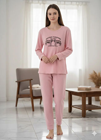 KADIN KALIN PİJAMA TAKIM