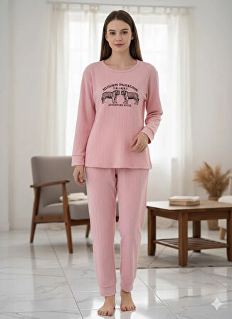 KADIN KALIN PİJAMA TAKIM