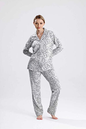 PAMUKLU PİJAMA TAKIMI 5008