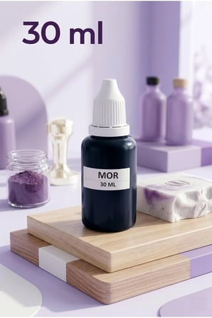 Lavanta Esanslı Mor Boyalı Şeffaf Sabun Bazı Seti 30ml Esans 30ml Boya 500gr Baz
