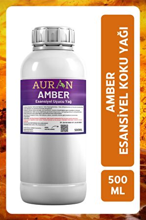 Amber Esansiyel Uçucu Yağ Esans Koku Yağı Hobi Esans Mum Sabun Oda Kokusu 500ml